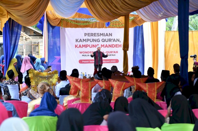 Mandeh Kian Eksotis dengan Hadirnya Kampung Qur'an