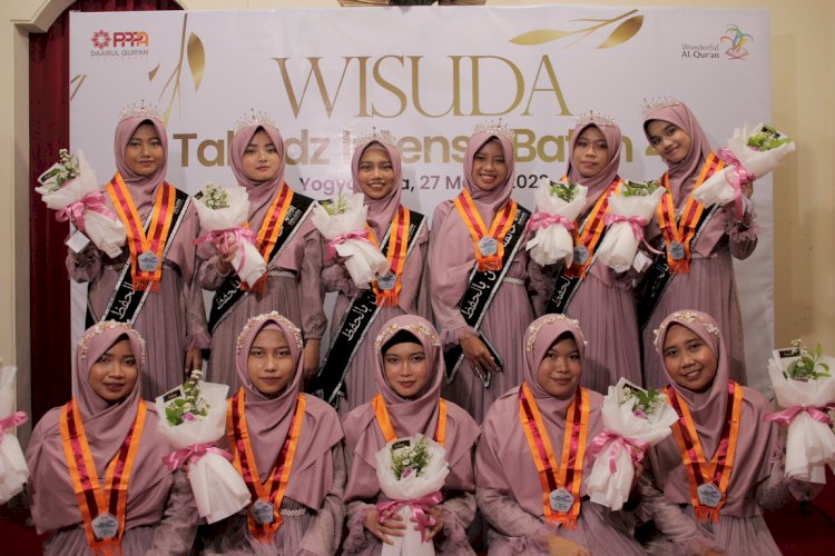 Wisuda Santri Program Tahfidz Intensif Batch 2 PPPA Daarul Qur’an Yogyakarta