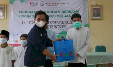 FOZ DKI Bagikan 100 Paket Bingkisan Lebaran kepada Panti Sosial Anak Jalanan