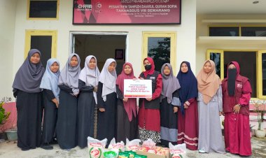 PPPA Daarul Qur'an Semarang Salurkan Sembako dan Buka Puasa Penghafal Qur'an
