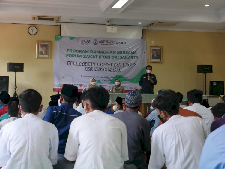 FOZ DKI Bagikan 100 Paket Bingkisan Lebaran kepada Panti Sosial Anak Jalanan