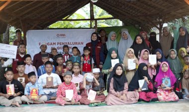 PPPA Daarul Qur’an Medan Salurkan 114 Al-Qur'an Wakaf ke 6 Rumah Tahfidz di Sumatera Utara
