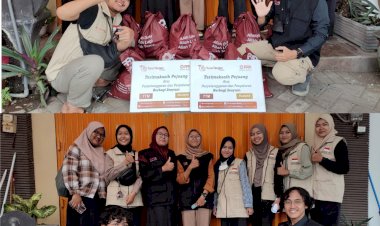 PPPA Daarul Qur’an Malang Gandeng Komunitas Turun Tangan Malang Salurkan Paket Mustahik