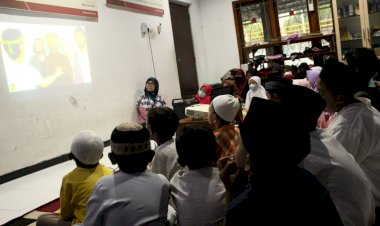 PPPA Daarul Qur’an Semarang Ajak Santri TPQ Daqu Generation Nobar Kisah Nabi Ibrahim