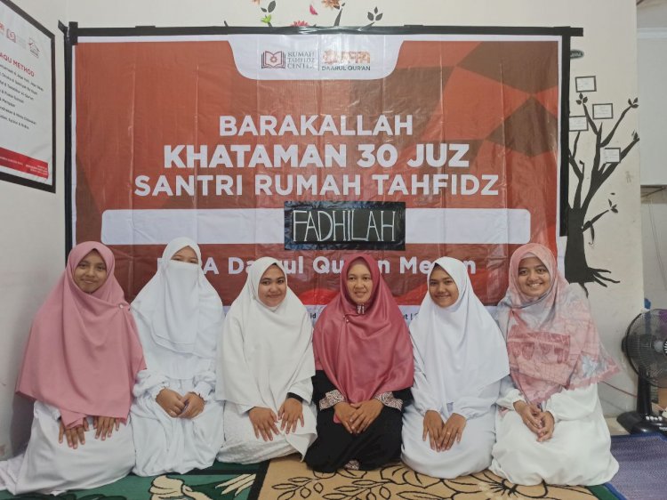 3 Santri Rumah Tahfidz Fadhilah Khatamkan 30 Juz Al-Qur’an