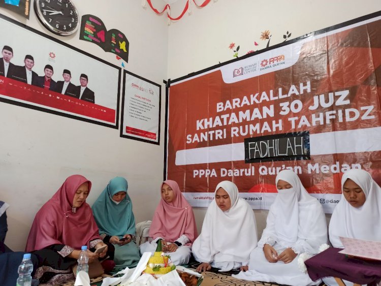 3 Santri Rumah Tahfidz Fadhilah Khatamkan 30 Juz Al-Qur’an