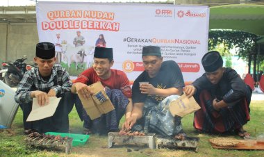 Nyate Bareng, Momen Bahagia Santri di Hari Raya Idul Adha