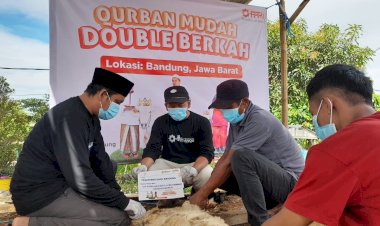 PPPA Daarul Qur'an Bandung Gelar Penyembelihan Hewan Qurban di 3 Lokasi