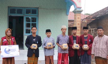 Sempat Tak Dapat Daging Qurban, Santri di Indramayu Senang Saat PPPA Daarul Qur'an Cirebon Tiba Membawa Daging
