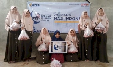 Momen Berbagi Daging Qurban untuk Penghafal Al-Qur’an