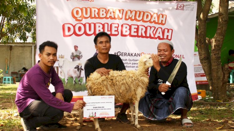 Rayakan Idul Adha, PPPA Daarul Qur'an Semarang Gelar Penyembelihan Hewan Qurban