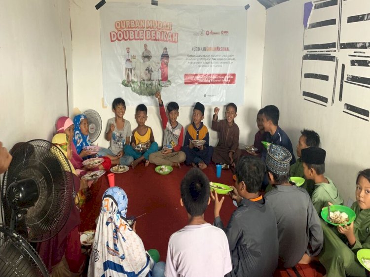 Distribusi Hidangan Daging Qurban ke Rumah Tahfidz Tompobulu dan Teras Tahfidz