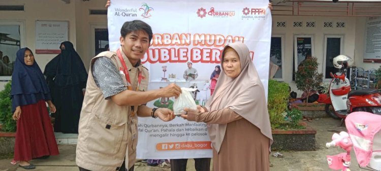 PPPA Daarul Quran Bogor Salurkan Daging Qurban di 3 Lokasi