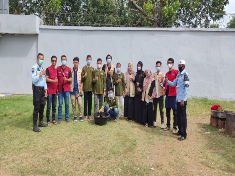 PPPA Daarul Qur'an Sulsel Gelar Pemotongan Hewan Qurban di  LPKA Kelas II Maros