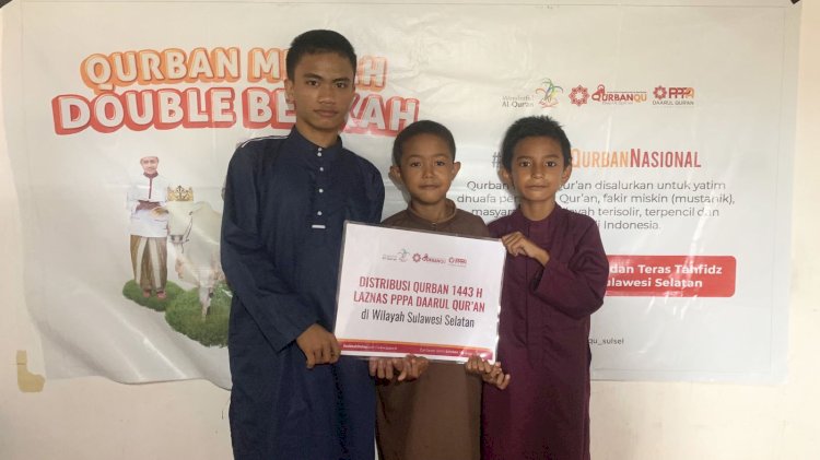 Distribusi Hidangan Daging Qurban ke Rumah Tahfidz Tompobulu dan Teras Tahfidz