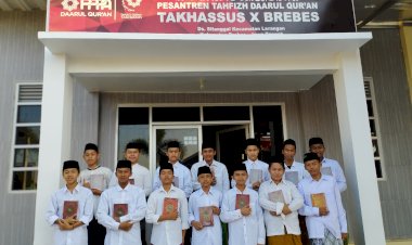 Mushaf Hafalan untuk Santri Baru Pesantren Takhassus Daarul Qur'an Brebes