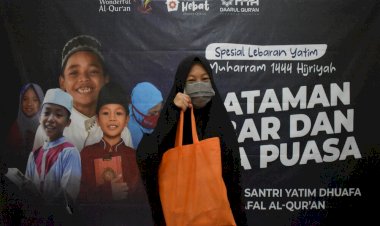Kisah Inspiratif Santri Rumah Tahfidz Daarul Qur'an Penerima Bingkisan Yatim Hebat