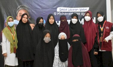 Bingkisan Yatim Hebat Spesial 10 Muharram 1444 H Bersama PPPA Daarul Qur’an Sulawesi Selatan