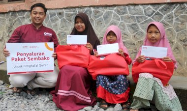 PPPA Daarul Qur'an Cirebon Bagikan Sembako Untuk Santri Yatim dan Dhuafa