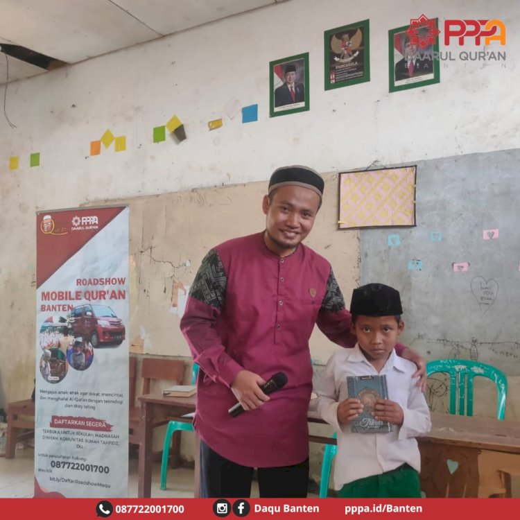 Roadshow Mobile Quran Banten Sapa Anak-anak di Lebak Banten