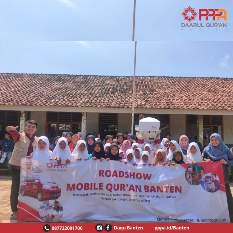 Roadshow Mobile Quran Banten Sapa Anak-anak di Lebak Banten