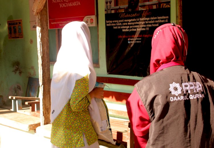 Penyaluran Sedekah Makan Santri ke Rumah Tahfidz Nurul Qur’an Gunungkidul