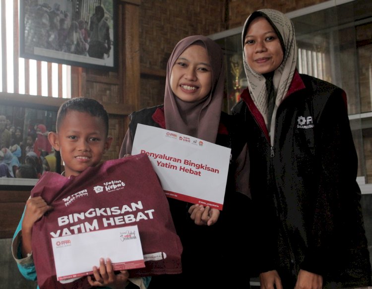 Khataman dan Penyaluran Bingkisan Yatim Hebat di Kampung Qur’an Merapi