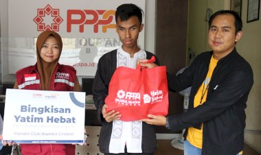 BAPEKIS Bank Mandiri Cirebon Amanahkan Bingkisan Untuk Yatim dan Dhuafa