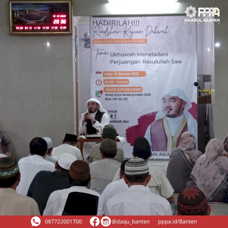 Semarak Maulid Nabi PPPA Banten gelar Roadshow Kajian Dakwah di 3 Kota di Banten