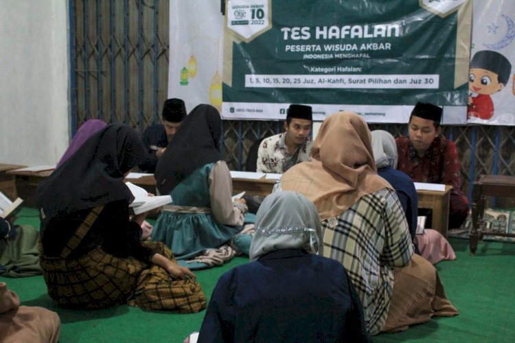 Jelang Wisuda Akbar ke-10, Santri Rumah Tahfidz Jawa Tengah ikuti Tes Hafalan   