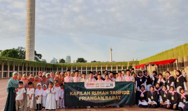 399 Santri Rumah Tahfizh Priangan Barat Ikut Wisuda Akbar 10 di Masjid Istiqlal