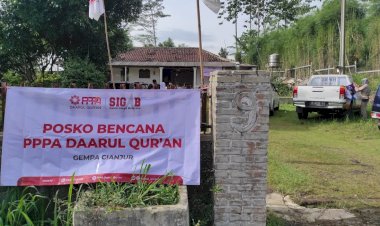 Sigab PPPA Daarul Qur'an Dirikan Posko Bencana di Cianjur