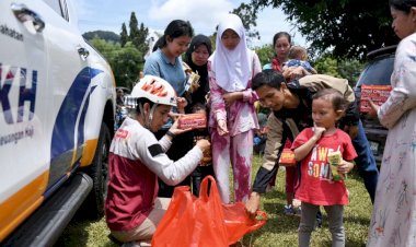 FOTO: Aksi Tim Sigab di Cianjur dan Potret Para Pengungsi