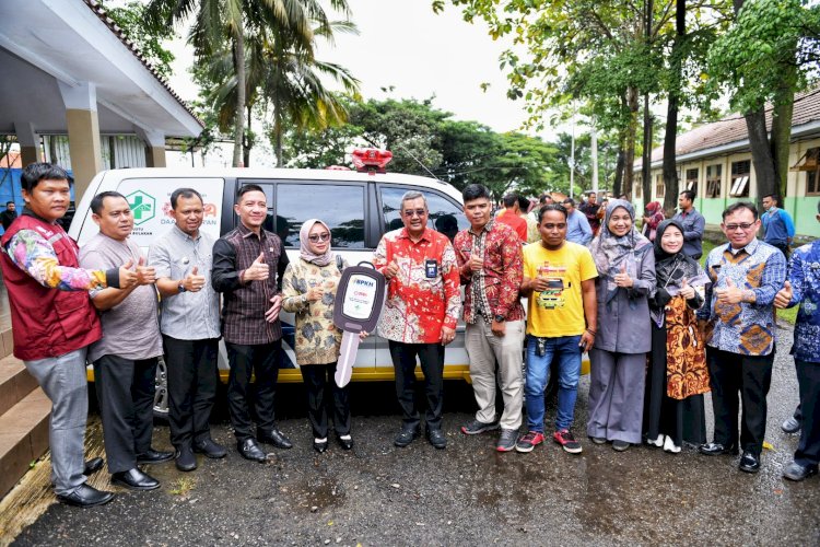 PPPA Daarul Qur'an Melakukan Serah Terima Mobil Ambulans wilayah Banten Program Kemaslahatan BPKH 2022