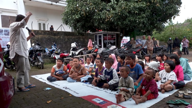 Mobile Qur'an Datang, Penyintas Gempa Cianjur Senang