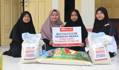 PPPA Daarul Qur’an Semarang salurkan Beras untuk Santri Penghafal Qur’an