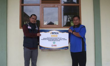 Serah Terima Program Kemaslahatan 2022 Berupa Pembangunan Ruang Kelas Baru di Jawa Barat 