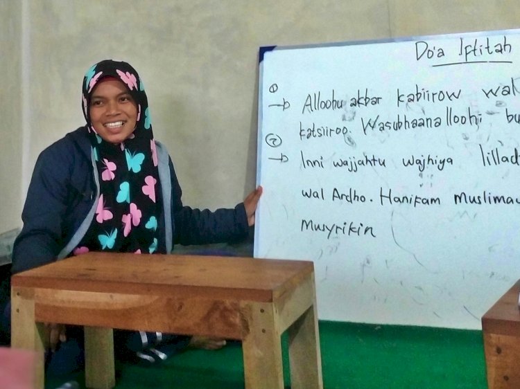 Mbak Jumini dan Harap Besar Kampung Qur’an Merapi