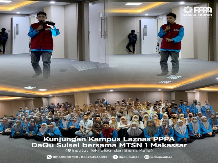 Kunjungan Edukasi PPPA Daarul Qur’an Sulsel Bersama MTSN 1 Makassar di Kampus ITB Kalla