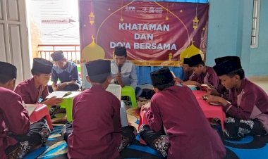 Khataman Qur'an Perdana di Kantor Baru PPPA Daarul Qur'an Lampung