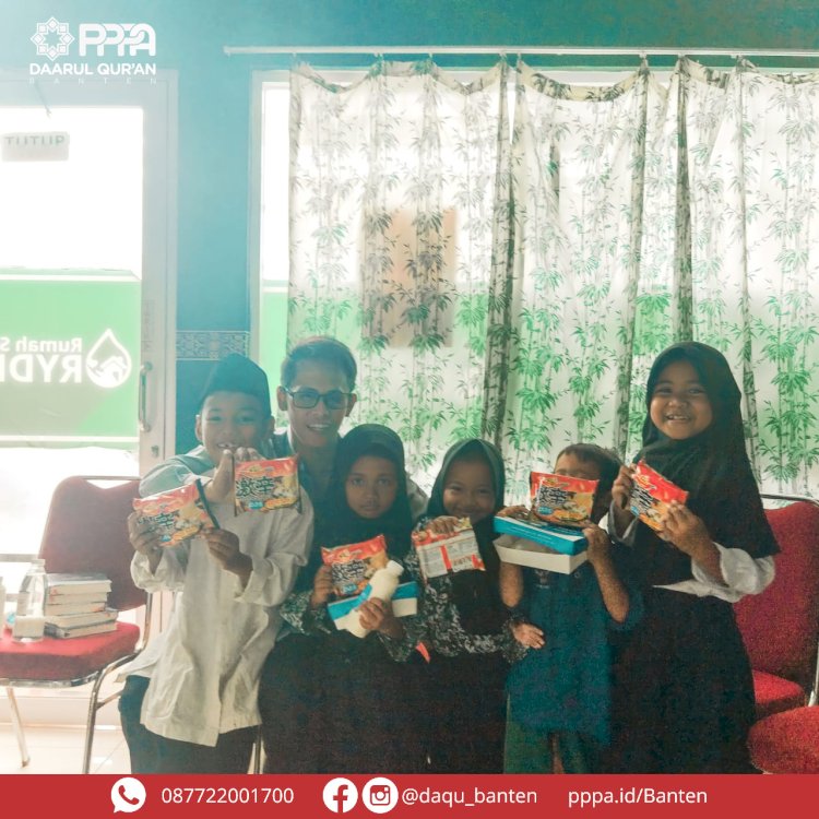 PPPA Daarul Qur'an Banten Salurkan Sembako untuk Lansia dan Anak Yatim Bersama FOZ Banten