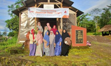 Kunjungan Muslimah Daarul Qur’an Bogor ke Kampung Qur’an Merapi