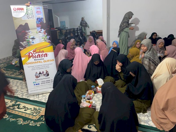 PPPA Daarul Qur’an Medan Berbagi Buka Puasa Sunnah untuk Santri Penghafal Qur’an