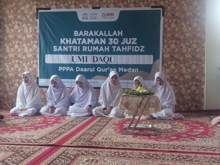 28 Santri Rumah Tahfizh Sumut Hafal Qur'an 30 Juz