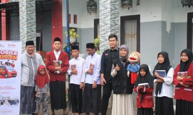 Meriahnya Aksi Mobile Qur'an di Pesantren Tahfidz Fathul Huda Blitar