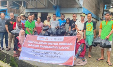 PPPA Daarul Qur'an Palembang Salurkan Bantuan untuk Warga Terdampak Banjir di Lahat