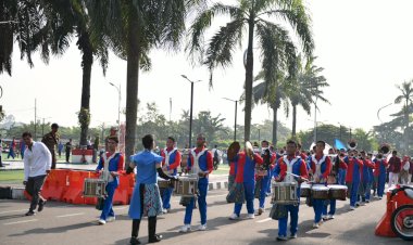 Gema Nadaqu Iringi Pawai Tarhib Ramadan