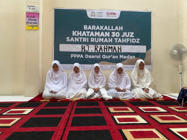 28 Santri Rumah Tahfizh Sumut Hafal Qur'an 30 Juz