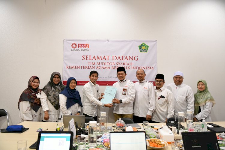 Laznas PPPA Daarul Qur'an Raih Hasil Efektif Setelah Jalani Audit Syariah