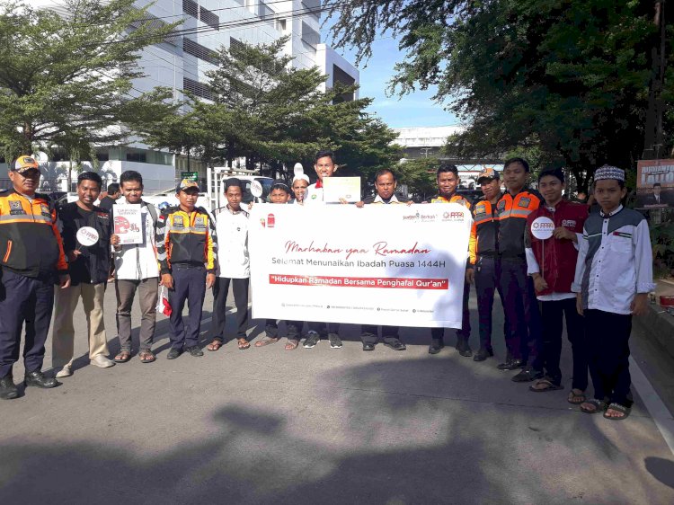 Sambut Ramadan, PPPA Daarul Qur'an Sulsel Pawai Tarhib di Car Free Day